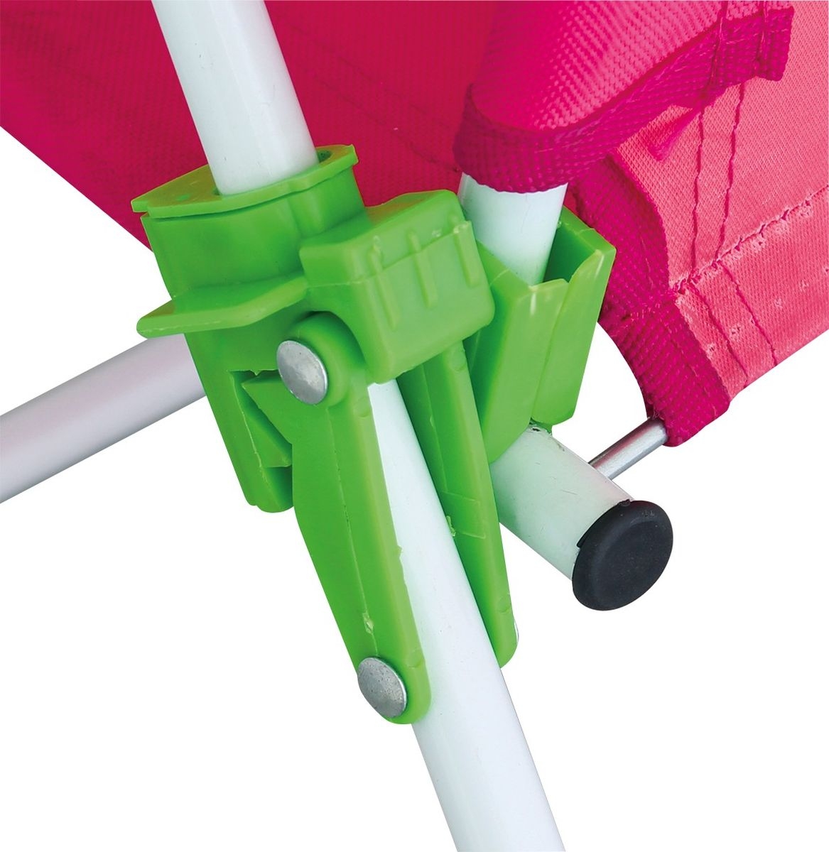 Fröhlicher Kinderstuhl "Nicky" mit Farbmix pink-grün