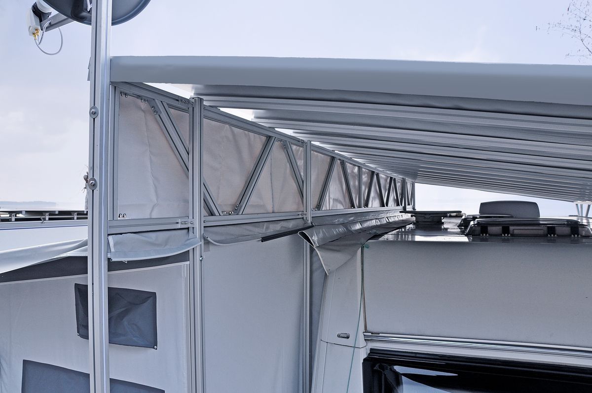 Schutzdach / Carport für Zelt Nordkap 450 cm