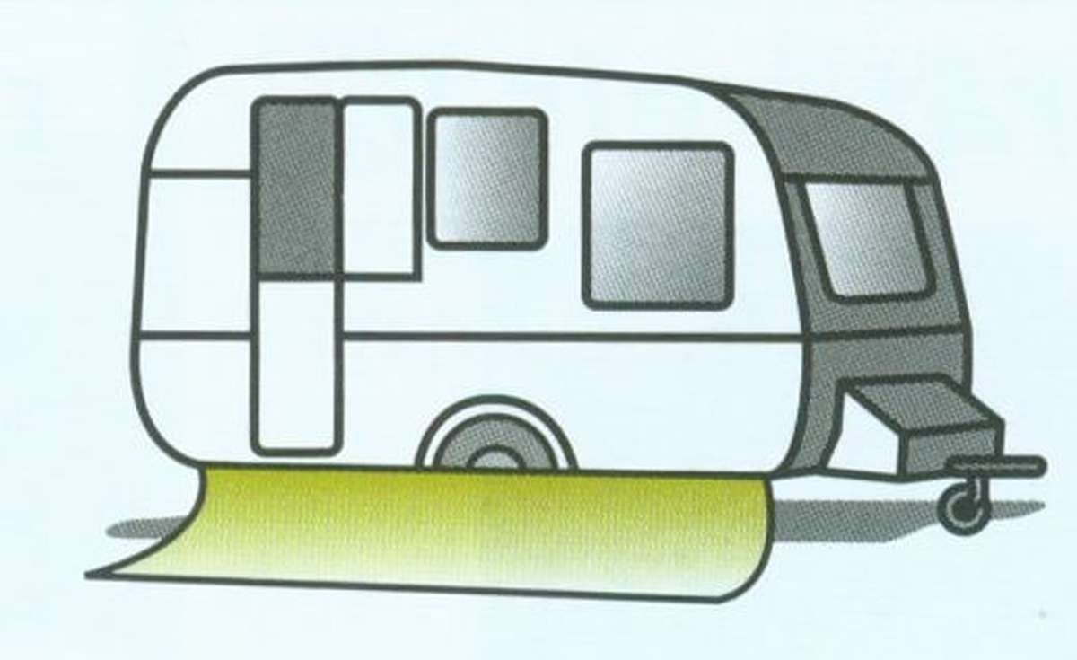 Wagen- / Bodenschürze PVC 550x60cm