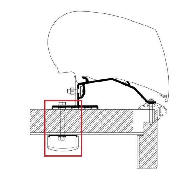 Adapter-Kit für LMC-Wohnwagen zu Omnistor Serie 6 und 9