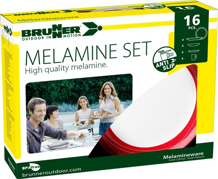 Geschirrset Melamin Cosmic 16-teilig