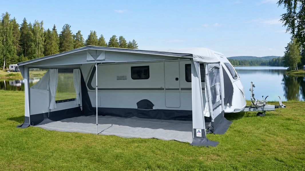 Sondermodell Reise- und Saison Vorzelt Laboe Tiefe 280 cm