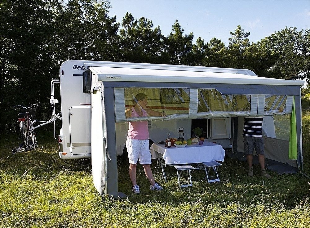 Thule Omnistor Vorderwand Residence G2, Höhe XL, L= 300 cm, Fb. Blue Sky