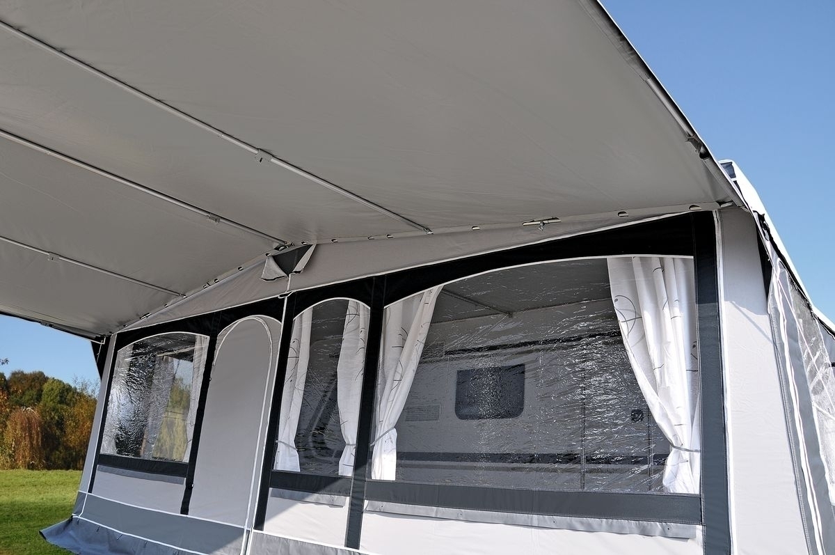 Hahn Zelte PVC Sonnendach Paris Plus Gr. 8, Uml. 946-980 cm, mit Adapter für 32 mm Gestänge