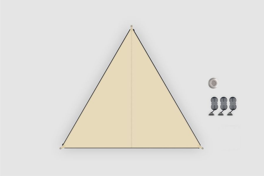 Verbindbares Sonnensegel „TC-Zip-Canvas Single“