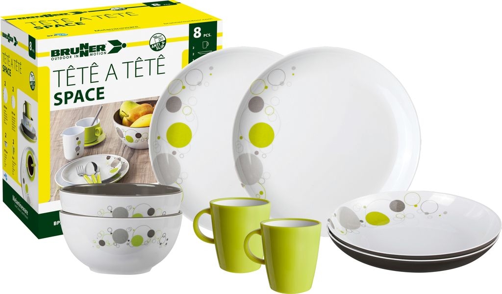 Geschirrset Tête-à-Tête Space 8-teilig