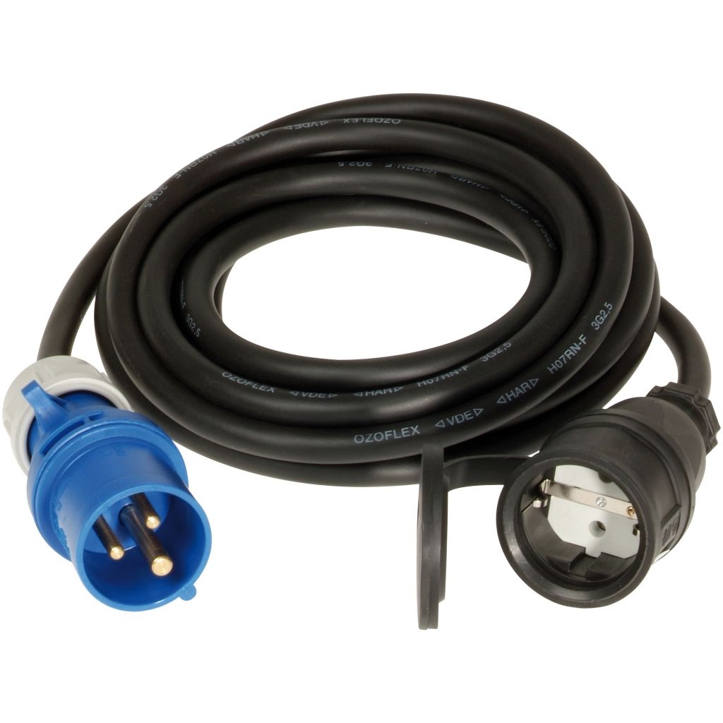 Adapterkabel CEE - Schuko 1,5m