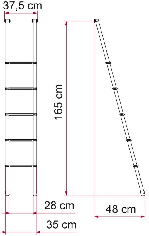 Leiter Deluxe 5B mit 5 Stufen