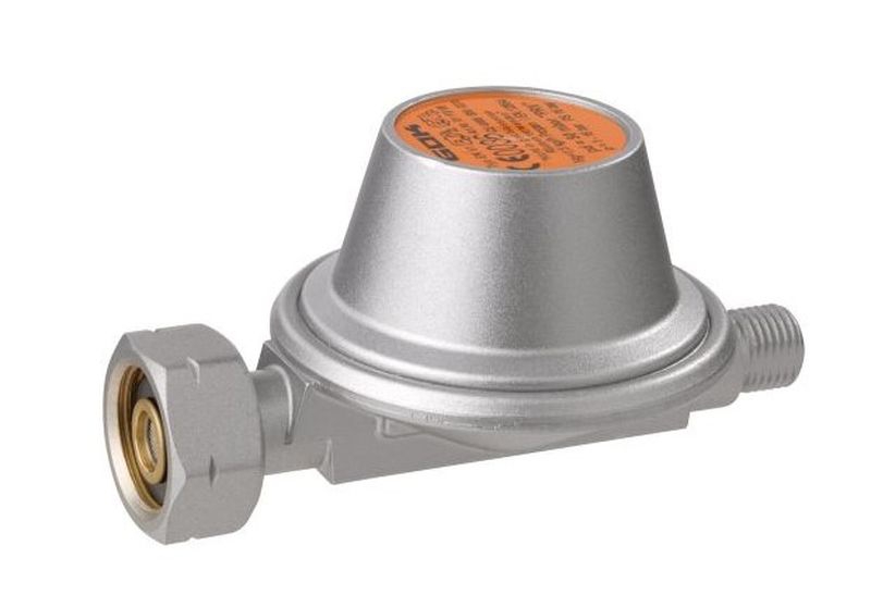 Niederdruckregler 1,5 kg/h, ohne Manometer, lose, Shell-F x G 1/4 LH-KN