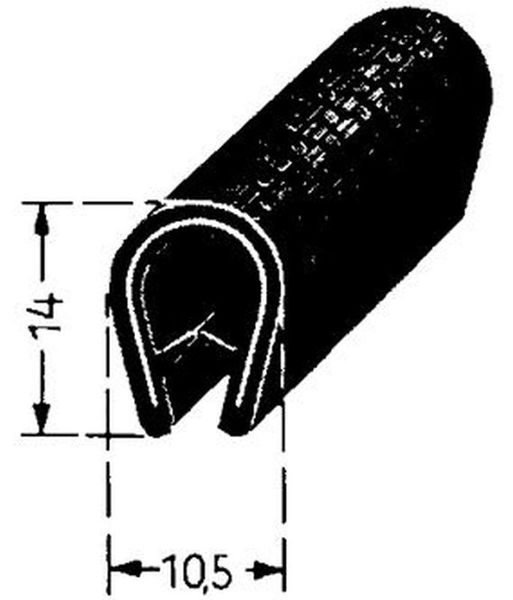 Kantenschutz schwarz 5,5mm