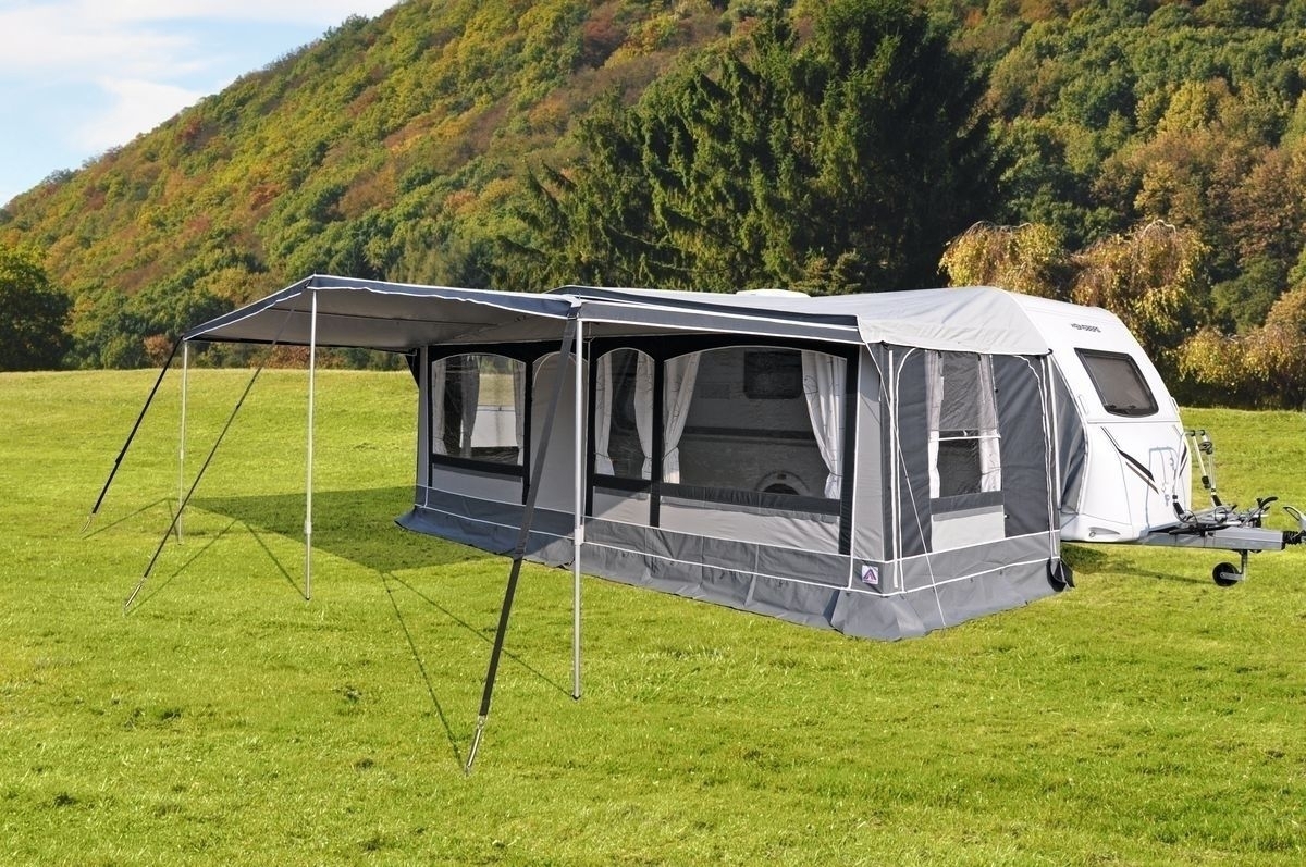 Hahn Zelte PVC Sonnendach Paris Plus Gr. 8, Uml. 946-980 cm, mit Adapter für 32 mm Gestänge