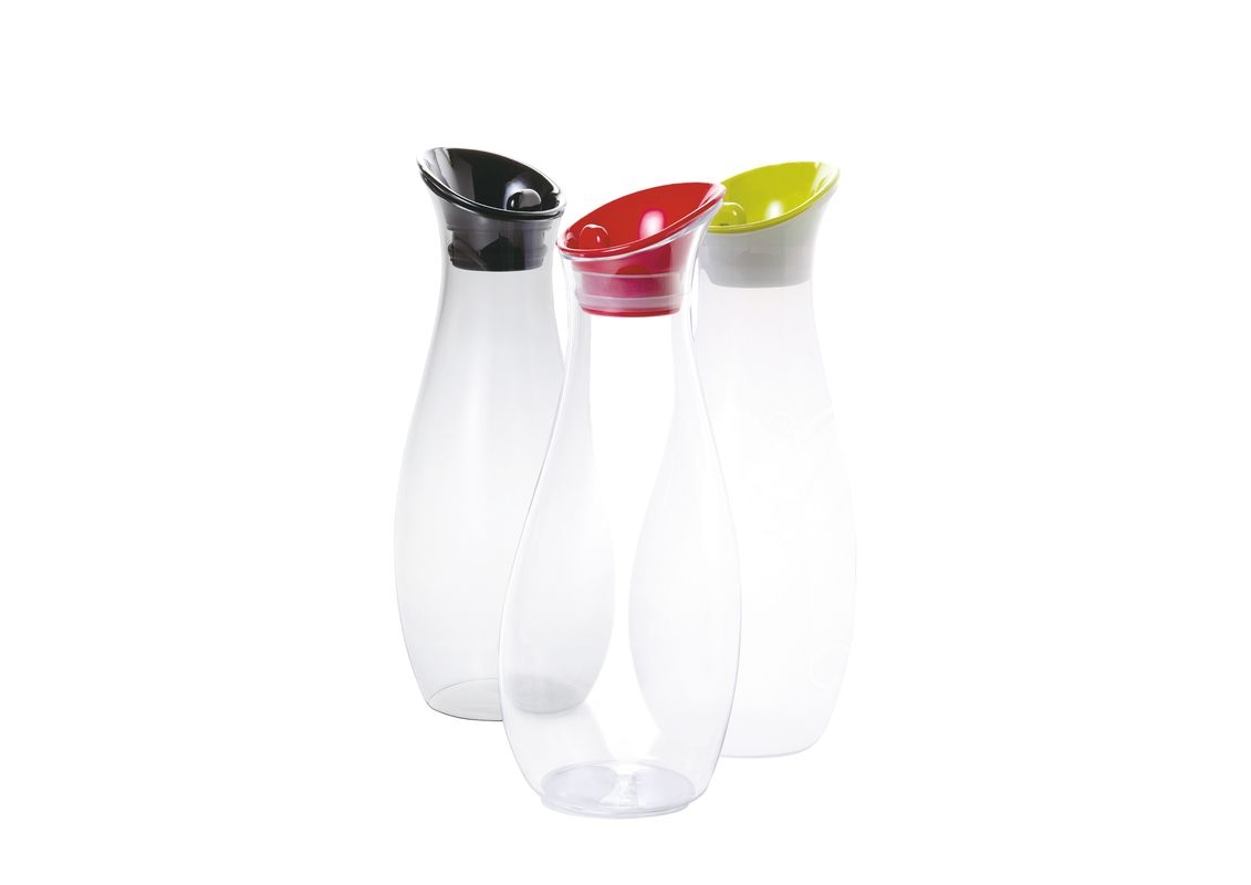 Gimex Karaffe mit Schwingdeckel 1000ml