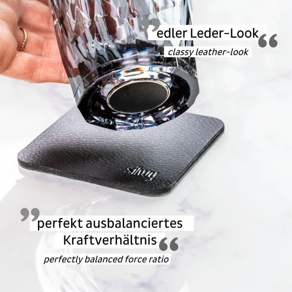 Magnet Kunststoff Whiskyglas 250ml rauchgrau 2er Set