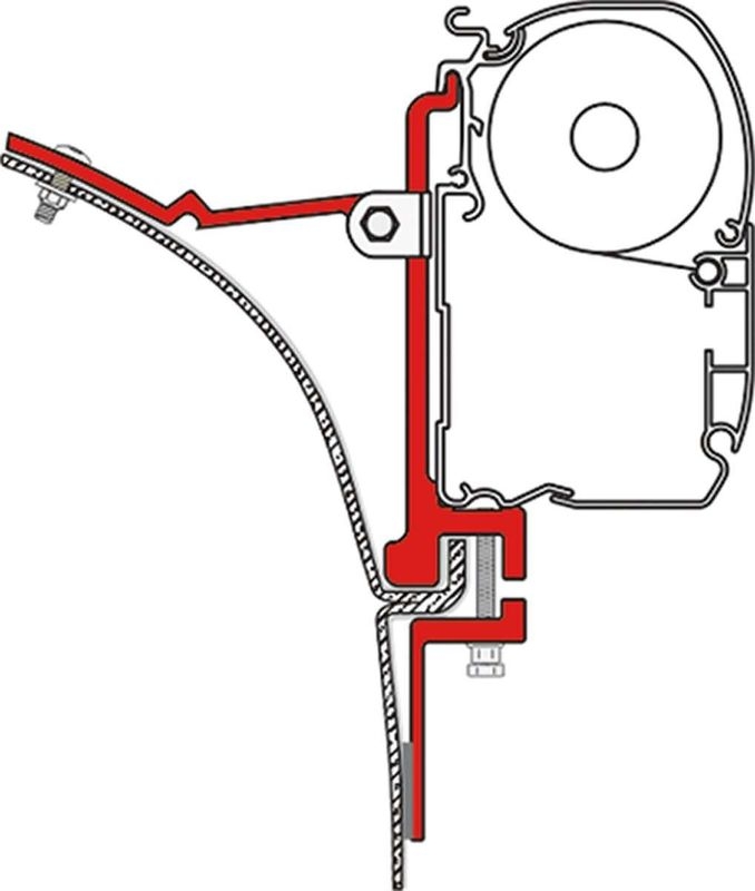 Adapter Kit Van für F45 bis 3,50 m Länge