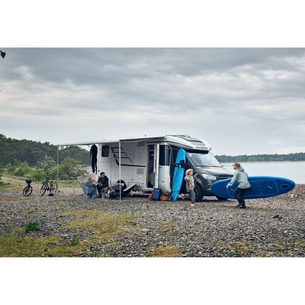 Wandmarkise 5200, 4 x 2,5 m, Gehäuse anthrazit, Mystic-Grau II. Wahl