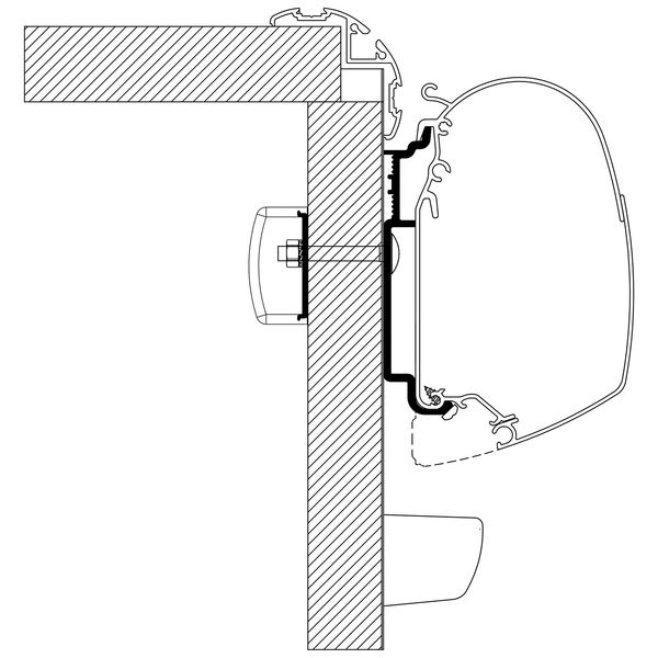 Adapter für Knaus zu Omnistor Serie 5 und 8