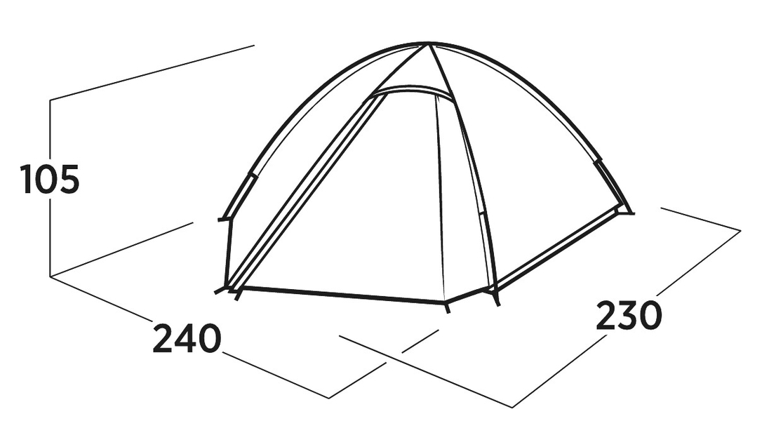 2 Personen Kuppelzelt Rondane 2