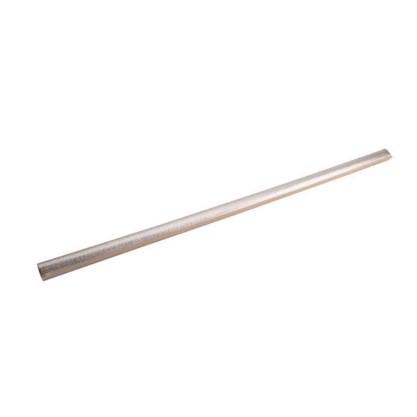 Verdunklungsrollostoff genäht mit Keder 2000 x 850 mm, creme-weiß