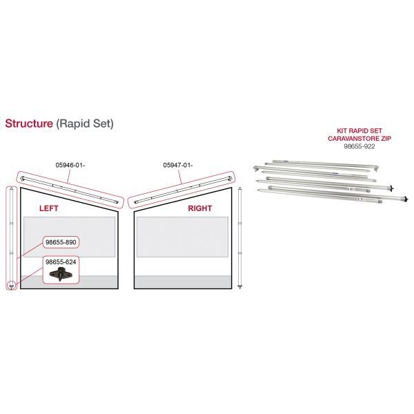 Metallhaken (20 Stück) CaravanStore / Privacy Room