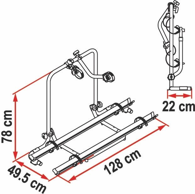Fiamma Carry-Bike Garage Plus für Reisemobile mit Heckgarage