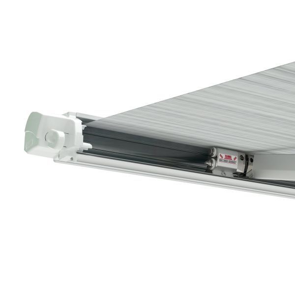 Dachmarkise F80, 4,5 x 2,5 m, Titanium, Royal Grey, II. Wahl