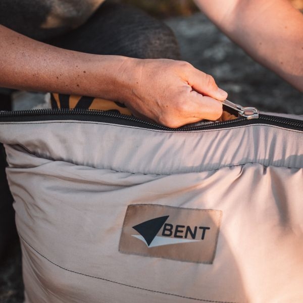 Vanlife Schlafsack Bentcho Zebra Druck