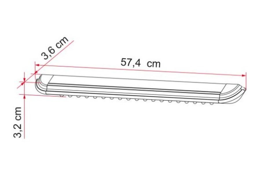 Markisenleuchte LED Awning Light 574 x 32 x 36 mm