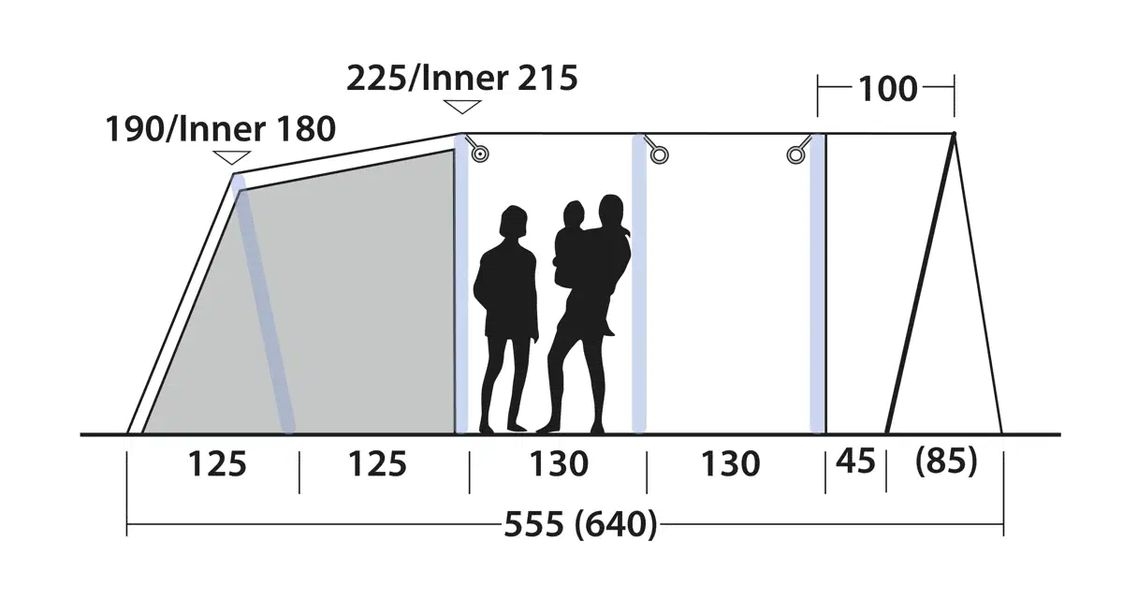 6 Personen Tunnelzelt Florida 6 Air 6 Personen Tunnelzelt Florida 6 Air