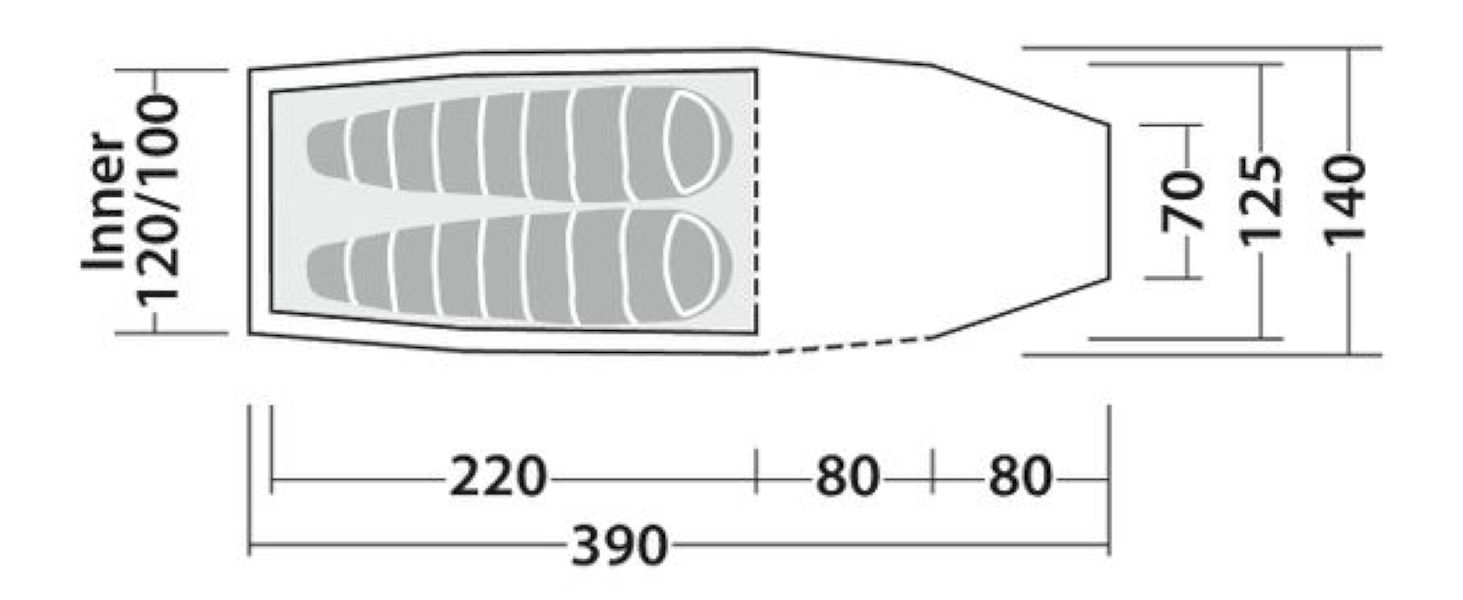2 Personen leichtgewicht Tunnelzelt Roamer 2 LW 2 Personen leichtgewicht Tunnelzelt Roamer 2 LW