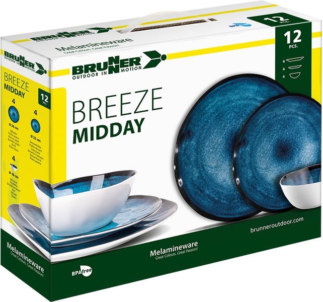 Geschirrset Midday Breeze 12-teilig