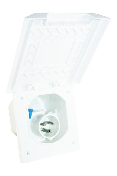 CEE Einspeisungssteckdose Element Line Weiss