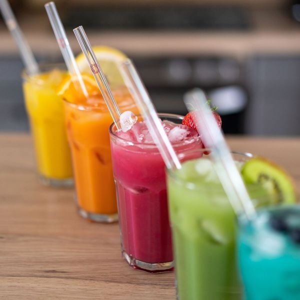 Glastrinkhalme - 6 Stück, L