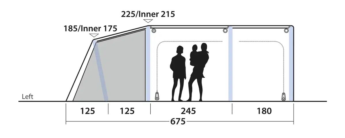 6 Personen Tunnelzelt Boston 6 Air TC 6 Personen Tunnelzelt Boston 6 Air TC