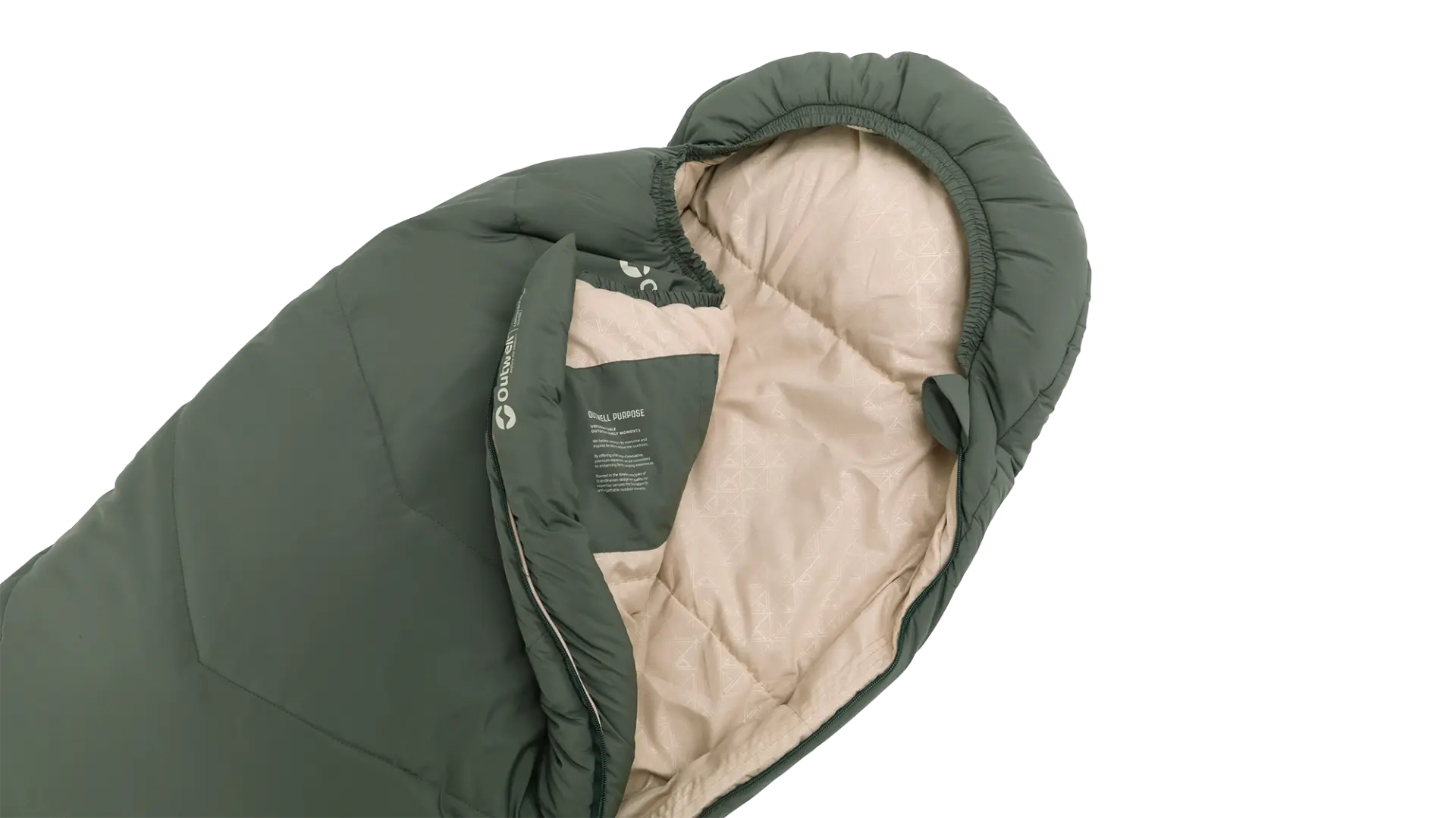 Outwell Mumienschlafsack für Kinder Convertible Junior Left zipper