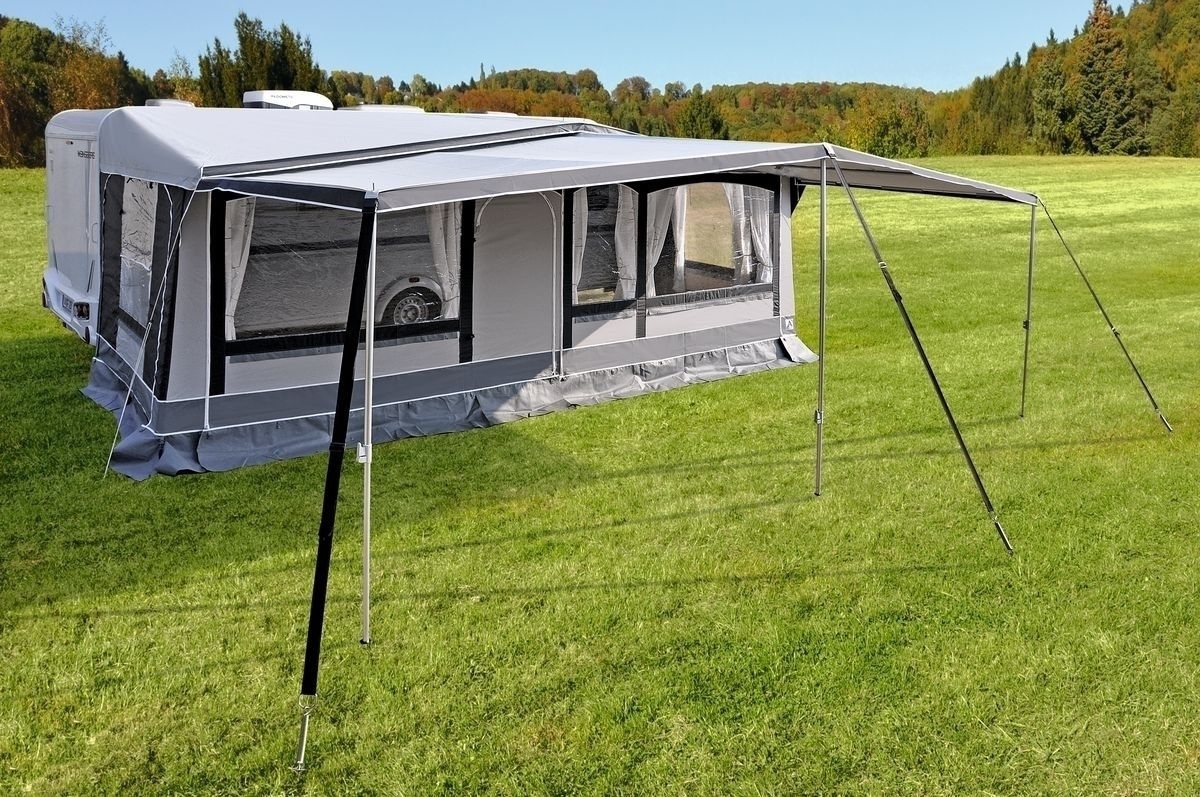 Hahn Zelte PVC Sonnendach Paris Plus Gr. 8, Uml. 946-980 cm, mit Adapter für 32 mm Gestänge