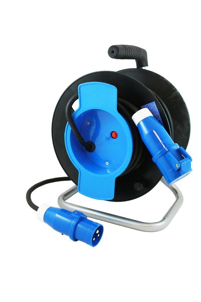 Kabeltrommel 40m CEE-Stecker + Kupplung