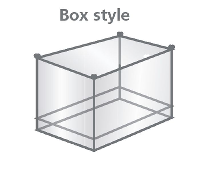 Baby/Kindermodell Moskitonetz, rechteckig 135x75x160cm