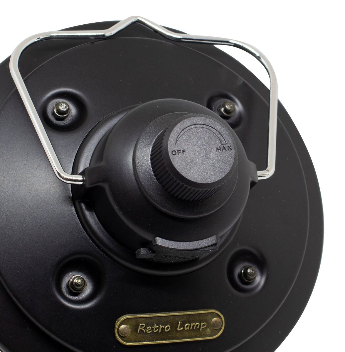 wiederaufladbare Tischlampe Orix schwarz