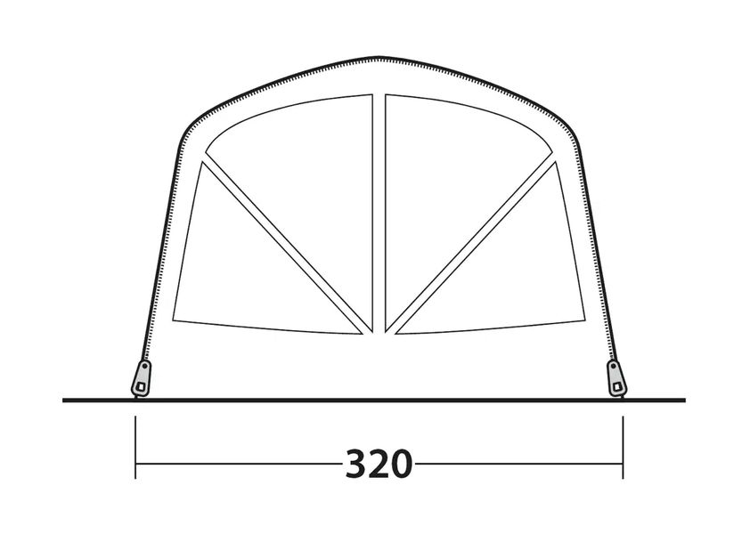 5 Personen Tunnelzelt Florida 5 Air