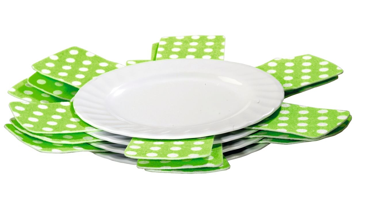 Topf- und Pfannenschutz 3er-Set, grün