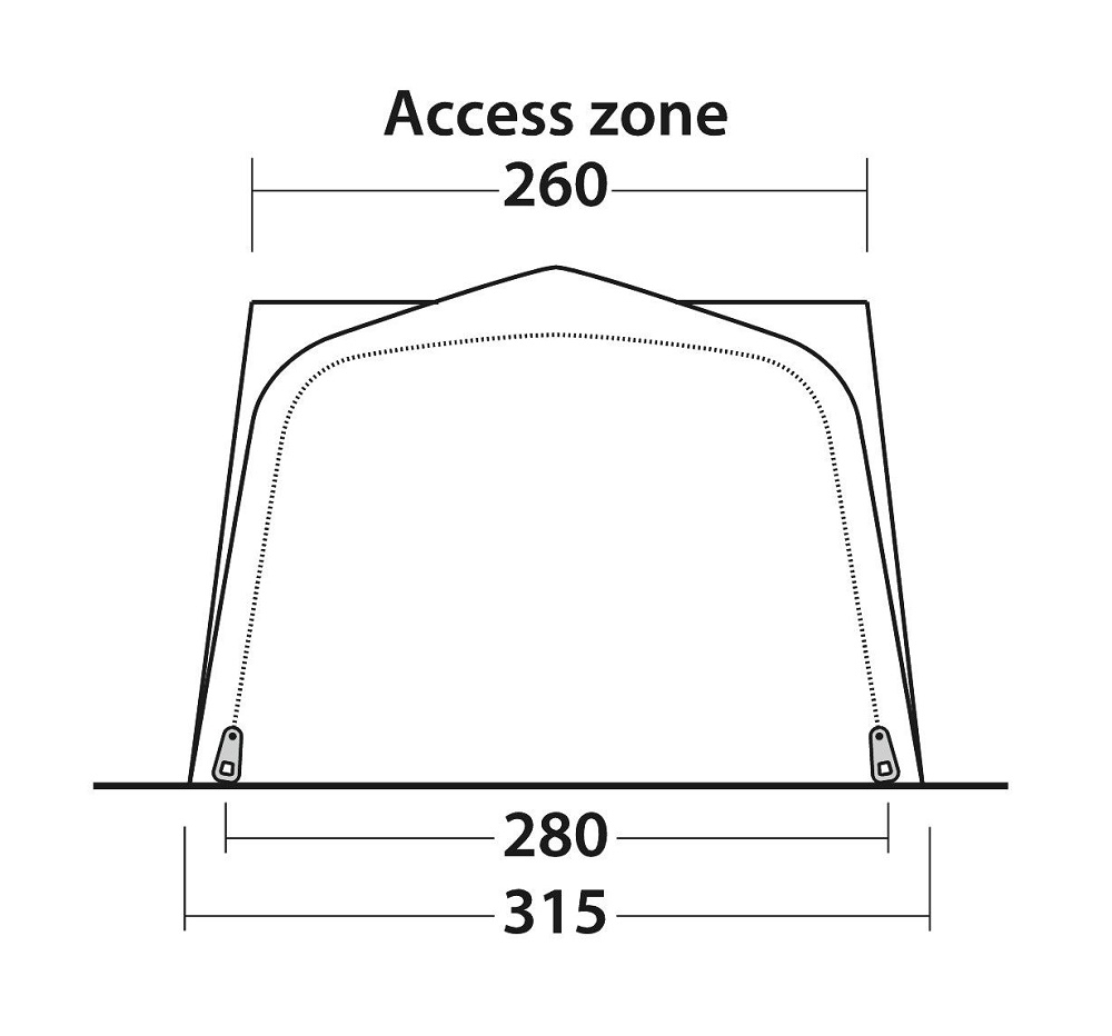 Outwell Buszelt Maryville 260SA Flex - Ausstellungsstück