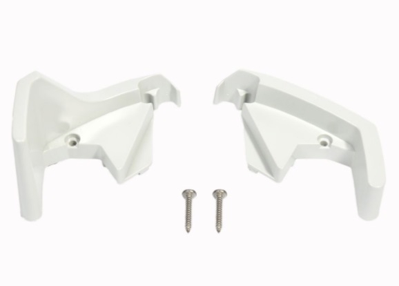 Frontblendenendkappen weiß Thule-Omnistor 6200 Satz links und rechts