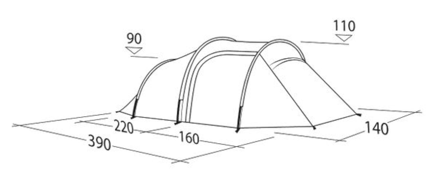 2 Personen leichtgewicht Tunnelzelt Roamer 2 LW 2 Personen leichtgewicht Tunnelzelt Roamer 2 LW