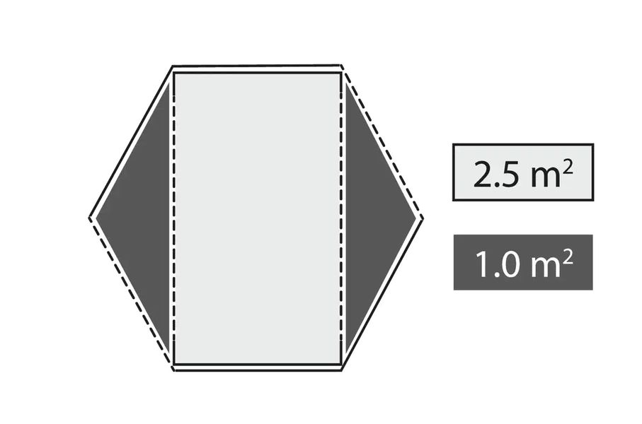 2 Personen Kuppelzelt Aster 2 Pro Ausstellungsstück