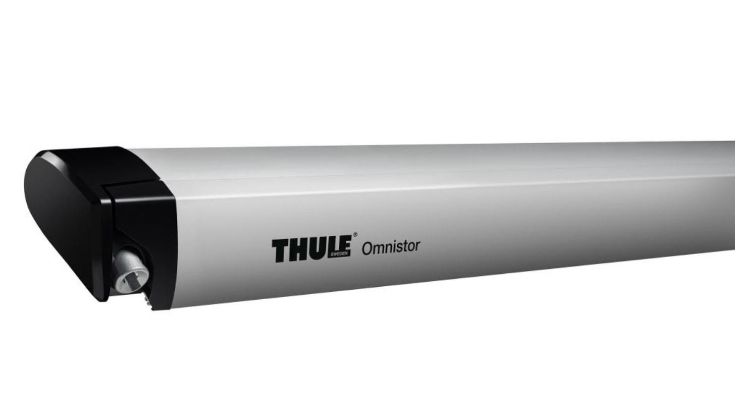 Thule Omnistor Markisen-Set 6300 für Fiat Ducato ab 07/2006, eloxiert, 4 x 2,5 m, Endkappen anthrazit, Mystic-Grau