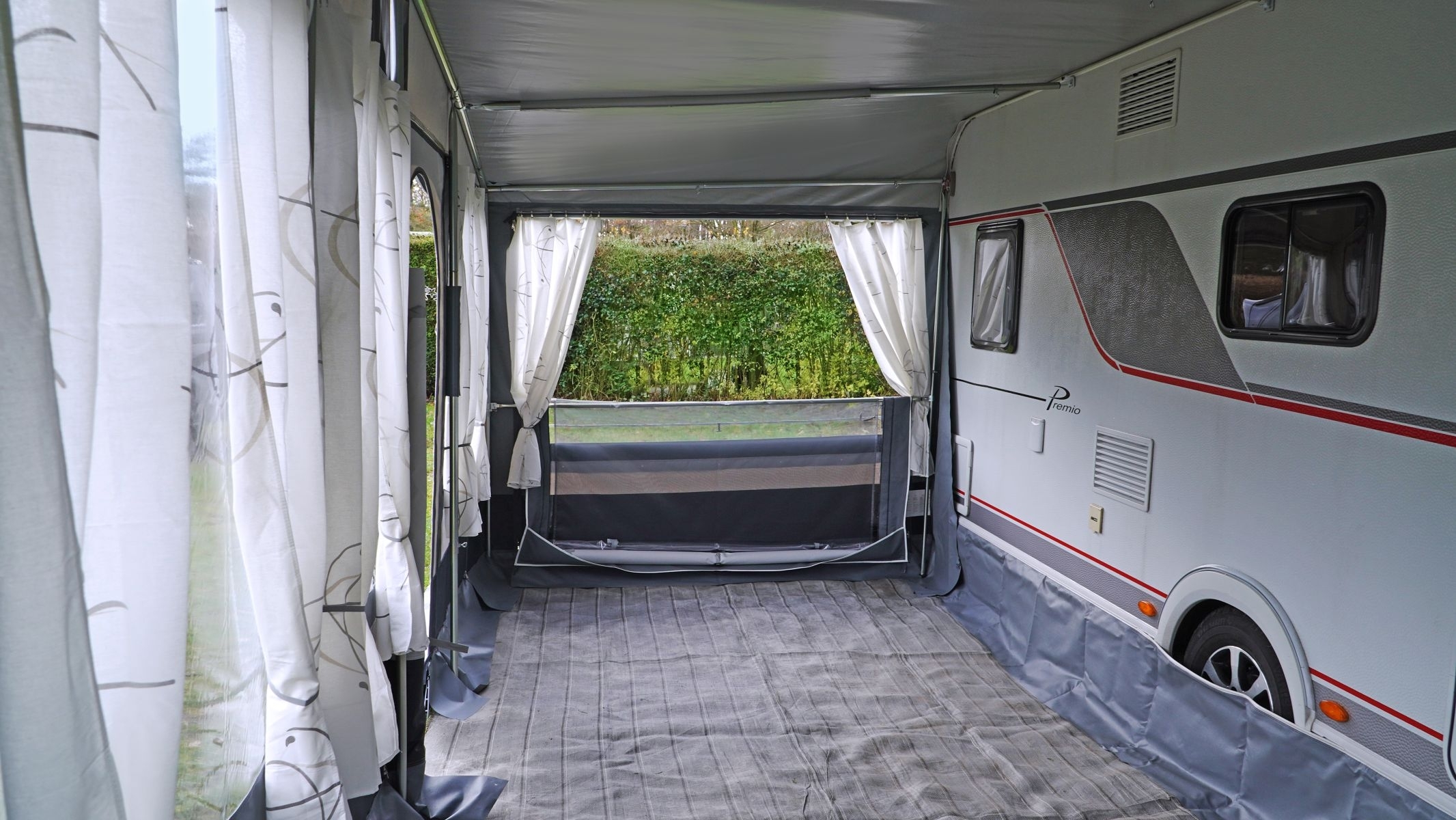 Dauerstand Vorzelt Grömitz Tiefe 300 cm Gr. 11, Uml. 1051-1085 cm
