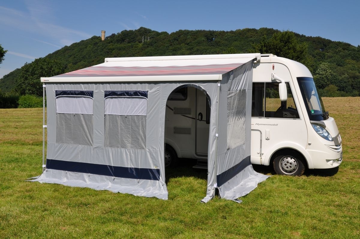 Eurotrail Markisenzelt Narvik f. Markise Thule-Omnistor 6002/6200/6300 inkl. Gestänge Länge 450cm bis 280 Höhe