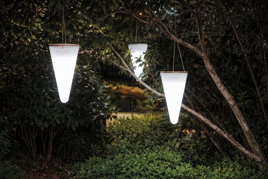 Solar Hängeleuchten Set Tree Cone