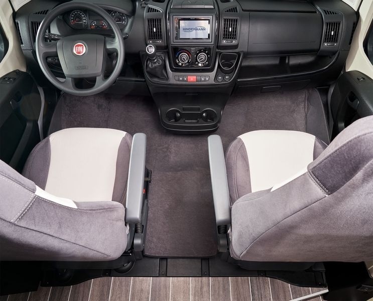 Hindermann Fußraumisolierung, anthrazit für Fiat Ducato ab Baujahr 05/2014