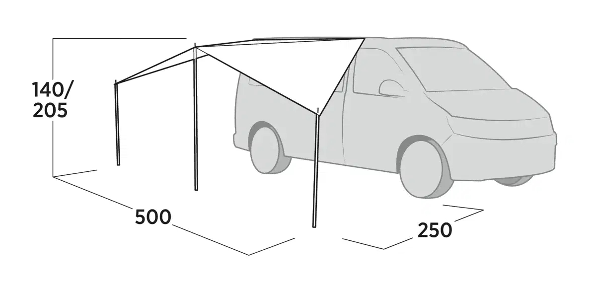 Vordach Lom Tri Canopy
